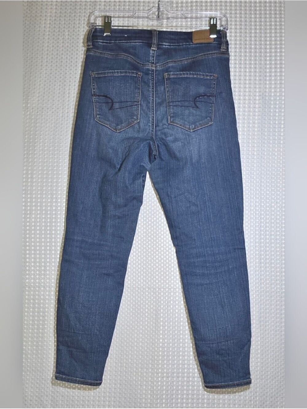 American Eagle Next Level Stretch High Rise Skinny Jeans Medium Wash Size 4 - Picture 8 of 12